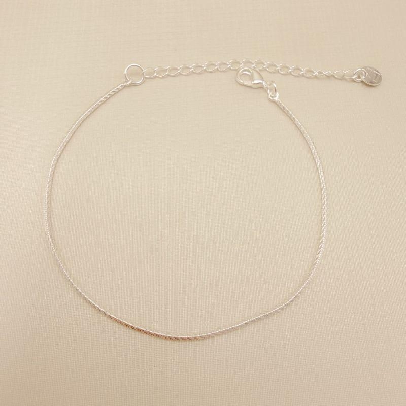 12.2265.0.S - Pulseira malha tubo quadrado 1mm.