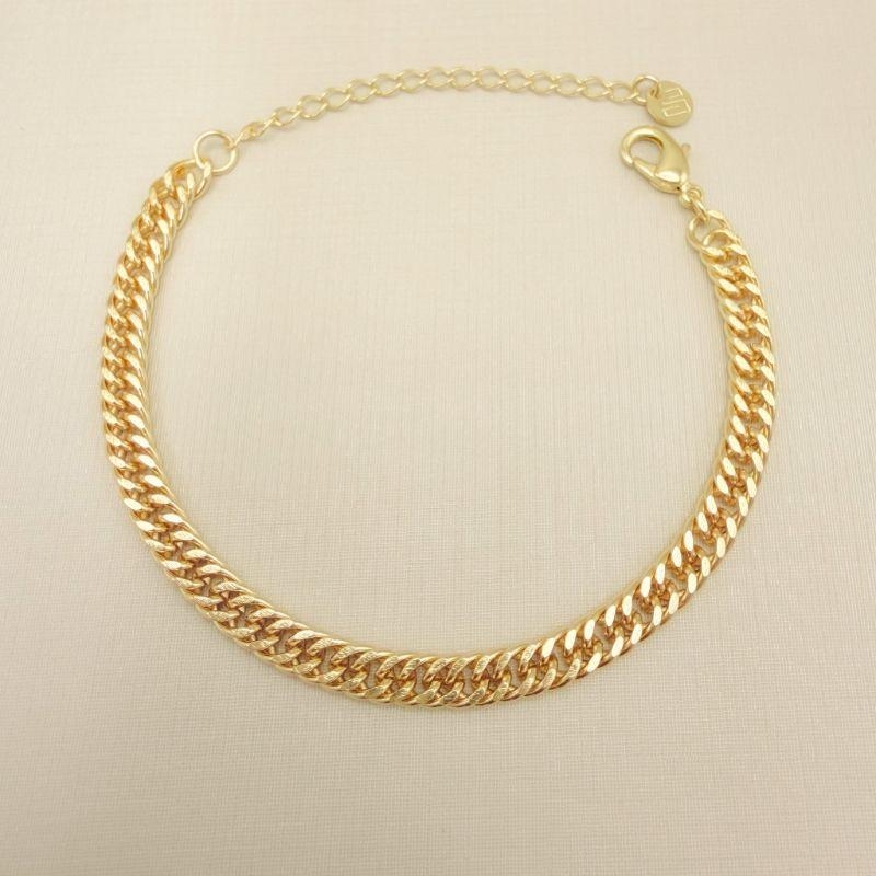 12.2268.0.O - Pulseira de elos groumet duplo 5mm