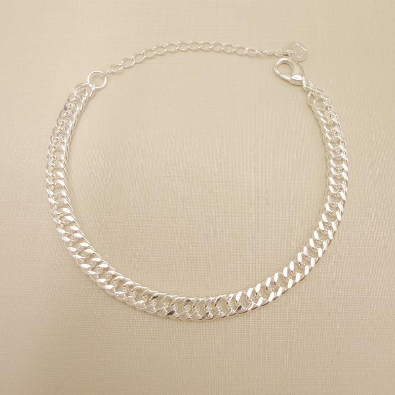 12.2268.0.S - Pulseira de elos groumet duplo 5mm