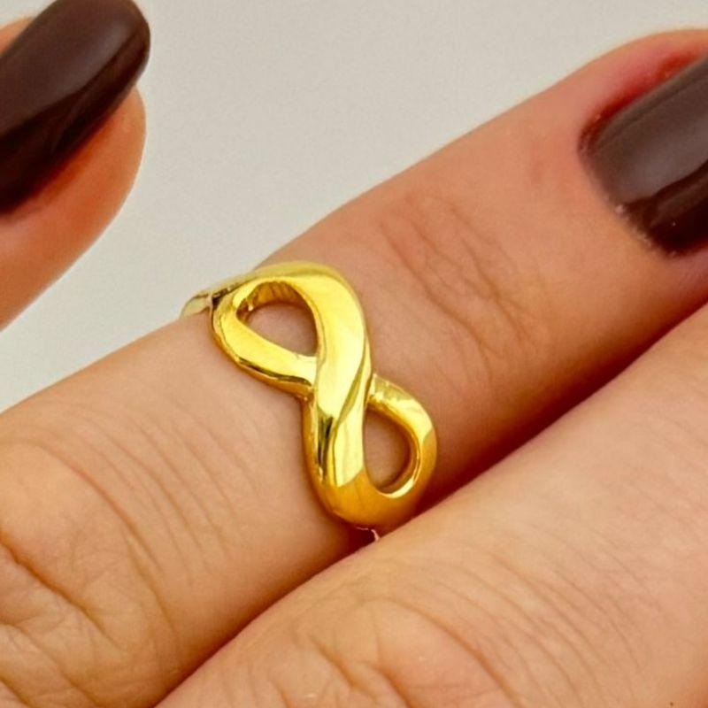 01.0202.0.O - (14) Anel falange de desenho infinito liso