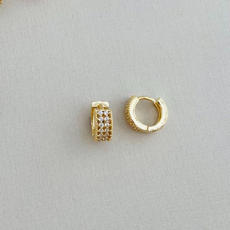 05.2841.1.O - Tam. P - Argola de duas colunas de cravação separada com borda em spikes