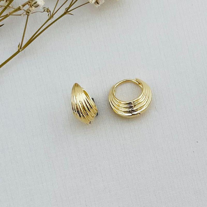 05.2862.0.O - Argola circular de chapa em efeito concha lisa