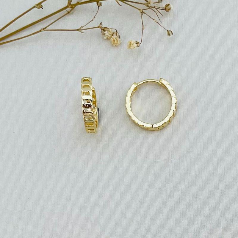 05.2897.0.O - (Tam. G) Argola em estilo elos classicos lisos