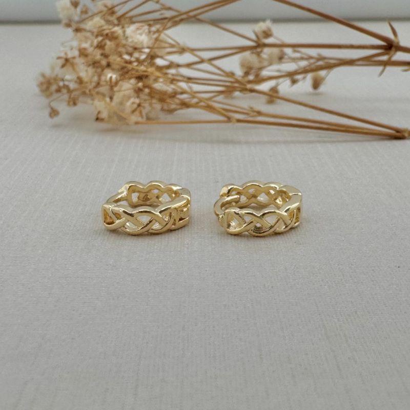 05.2963.0.O -  Argola trançada tamanho P