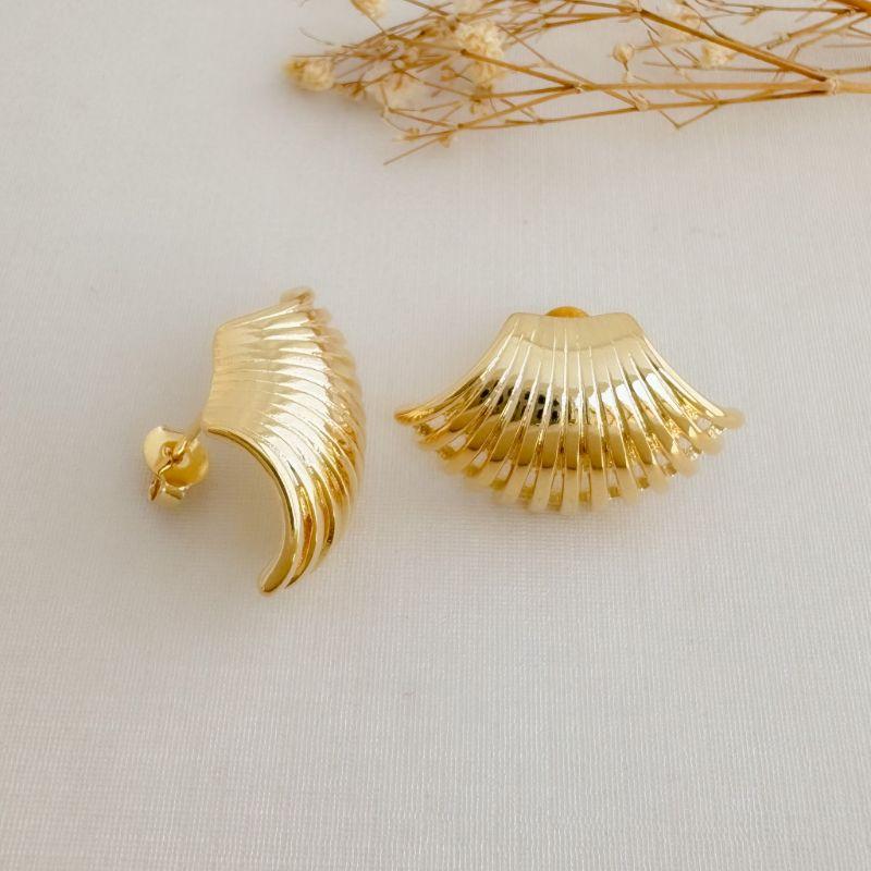 06.1876.0.O - Brinco em doze barras lisas em efeito rastelo