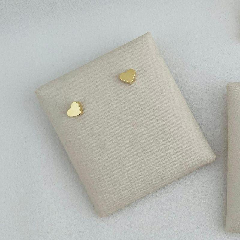 07.2638.0.O - (P) Brinco de coração em chapa lisa com borda reta