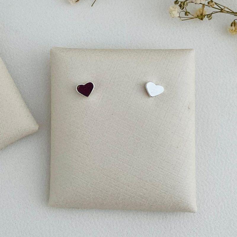 07.2638.0.S - (P) Brinco de coração em chapa lisa com borda reta