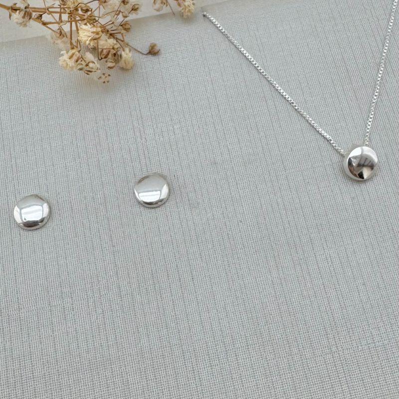 07.2677.0.S - (45) Brinco de moeda lisa com borda arredondada