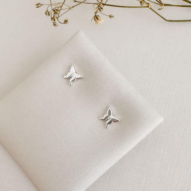 07.2701.0.S - (Tam.P) Brinco de borboleta papilio lisa de borda reta