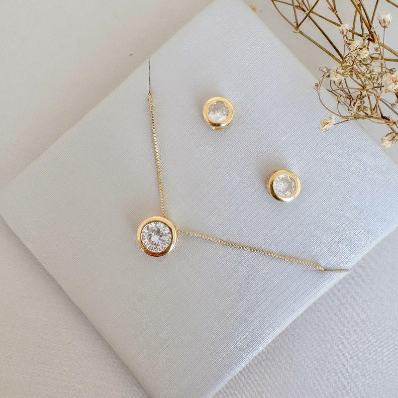 08.0598.1.O - (45) Conjunto de ponto de luz clássico com borda larga lisa em corrente veneziana