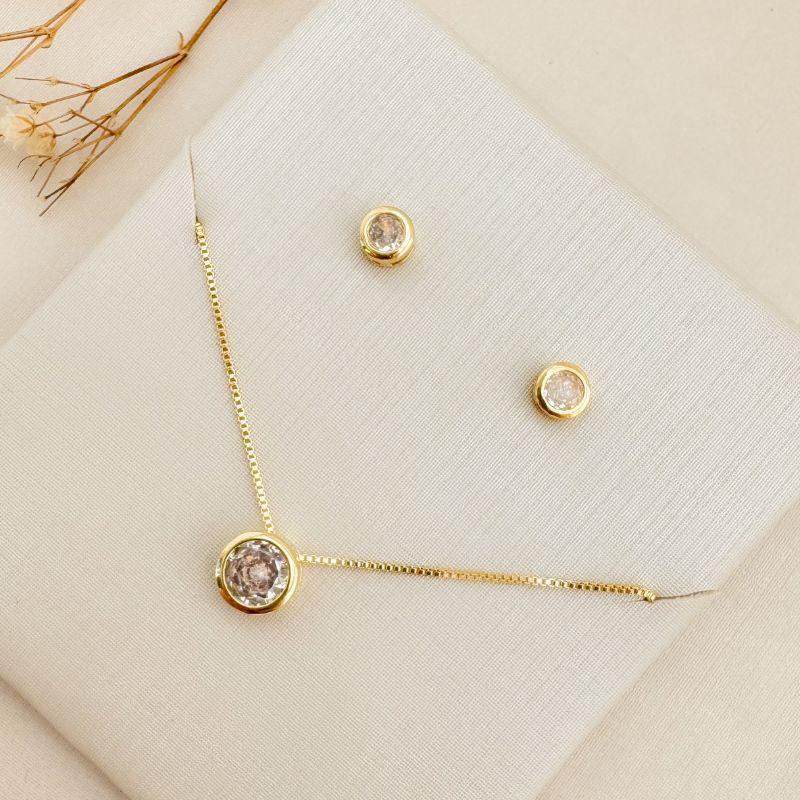 08.0599.1.O - (45) Conjunto de ponto de luz circular em cravação inglesa simples