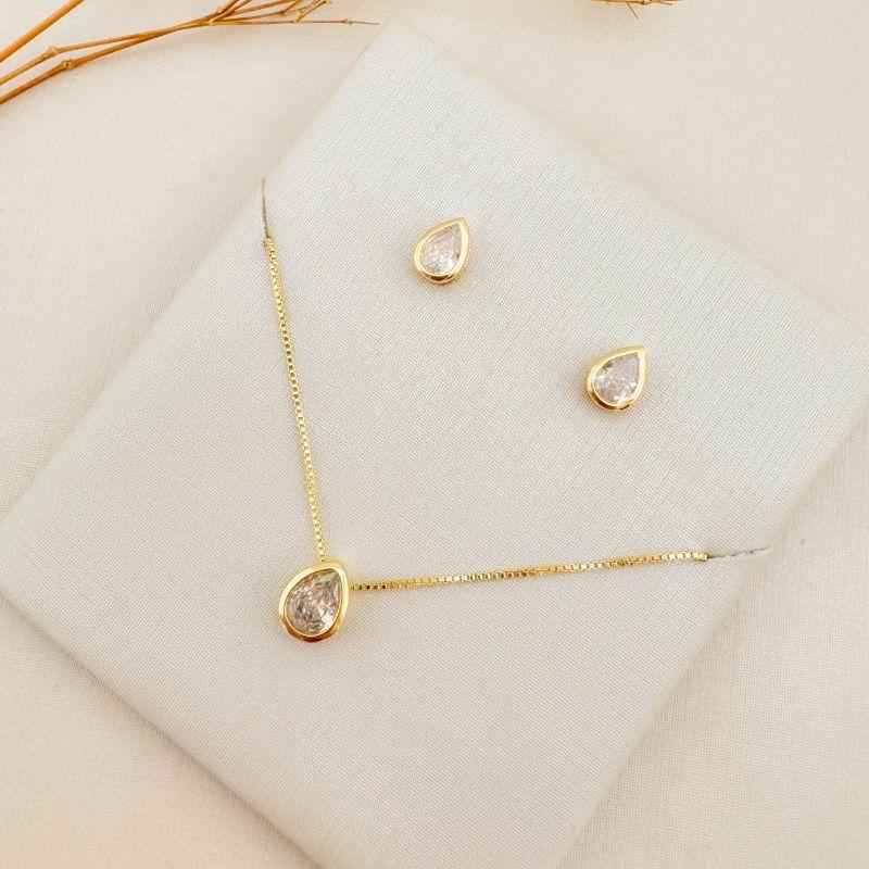 08.0604.1.O - (45) Conjunto de formato gota em cravação inglesa