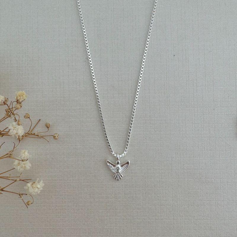 09.2268.1.S - (45) Colar veneziana com pingente de mini Espirito Santo