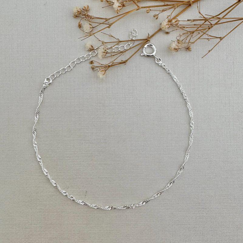 12.2157.0.S - Pulseira de elo singapura classica