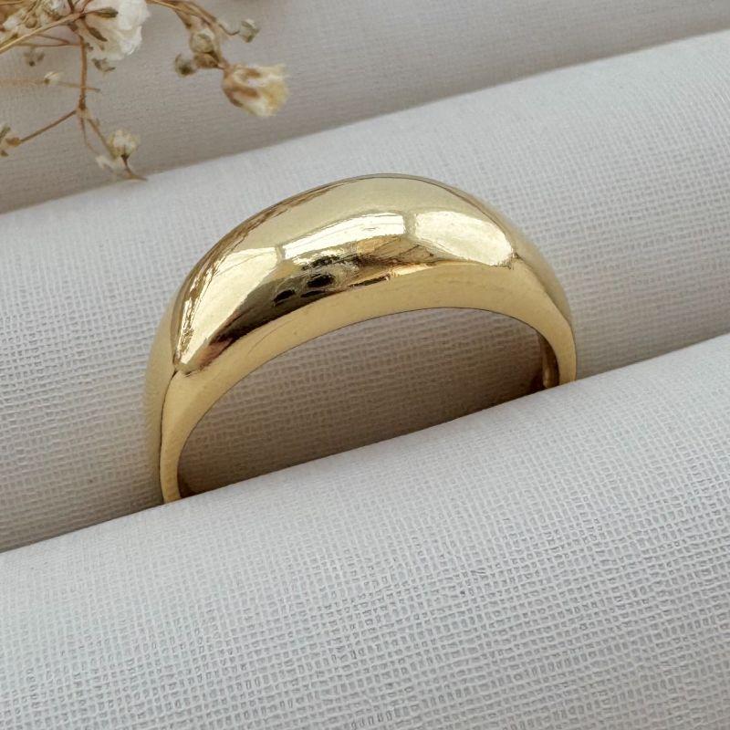 03.2242.0.O - (19) Anel abaloado liso com aro reto simples