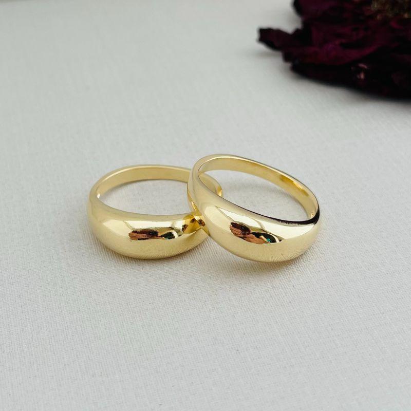 03.2242.0.O - (26) Anel abaloado liso com aro reto simples