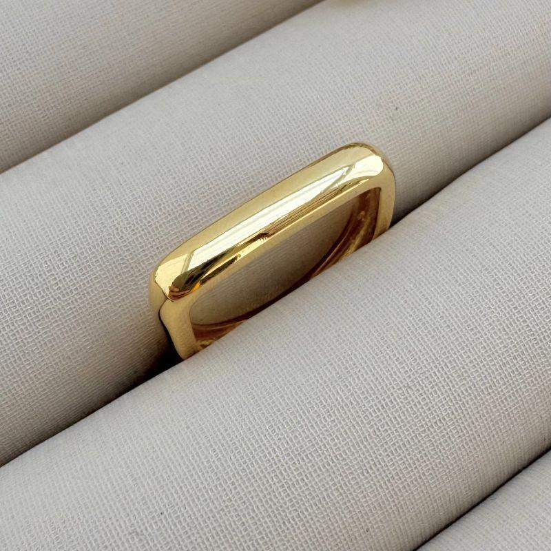 03.2277.0.O - (17) Anel de aro quadrado liso de bordas arredondadas