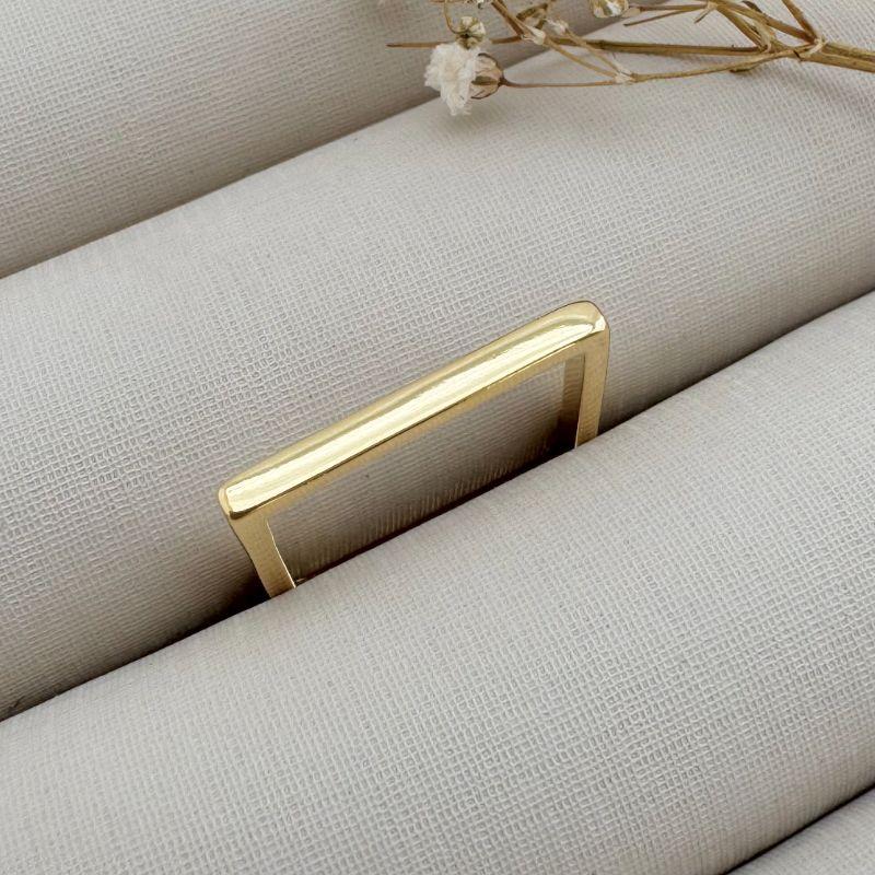 03.2286.0.O - (16,5) Anel de aro quadrado fino liso simples