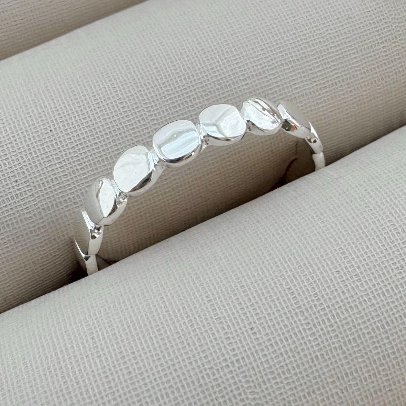 03.2301.0.S - (20) Anel de aro em colmeia circular lisa de borda arredondada