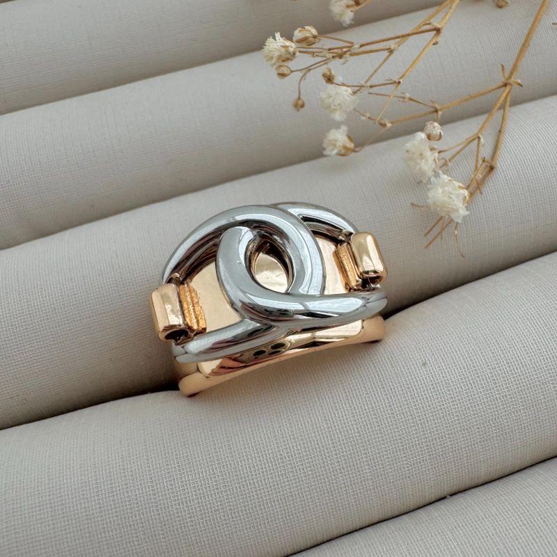 03.2418.0.O - (20) Anel de aro largo liso com logo insp. Channel em rodhium