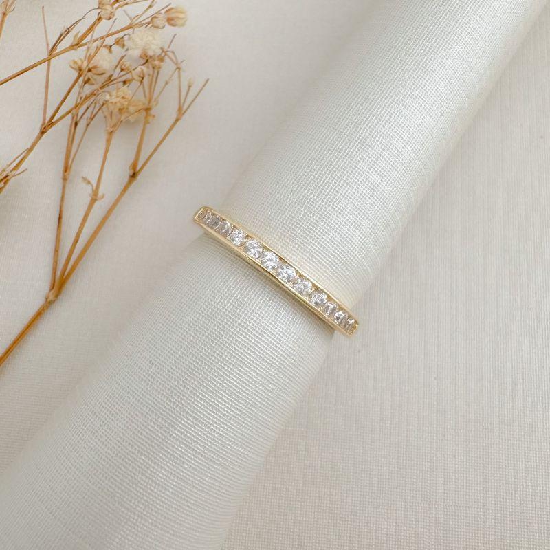 03.2480.1.O - (14) Anel estilo aparador com aro alto e bordas altas lisas