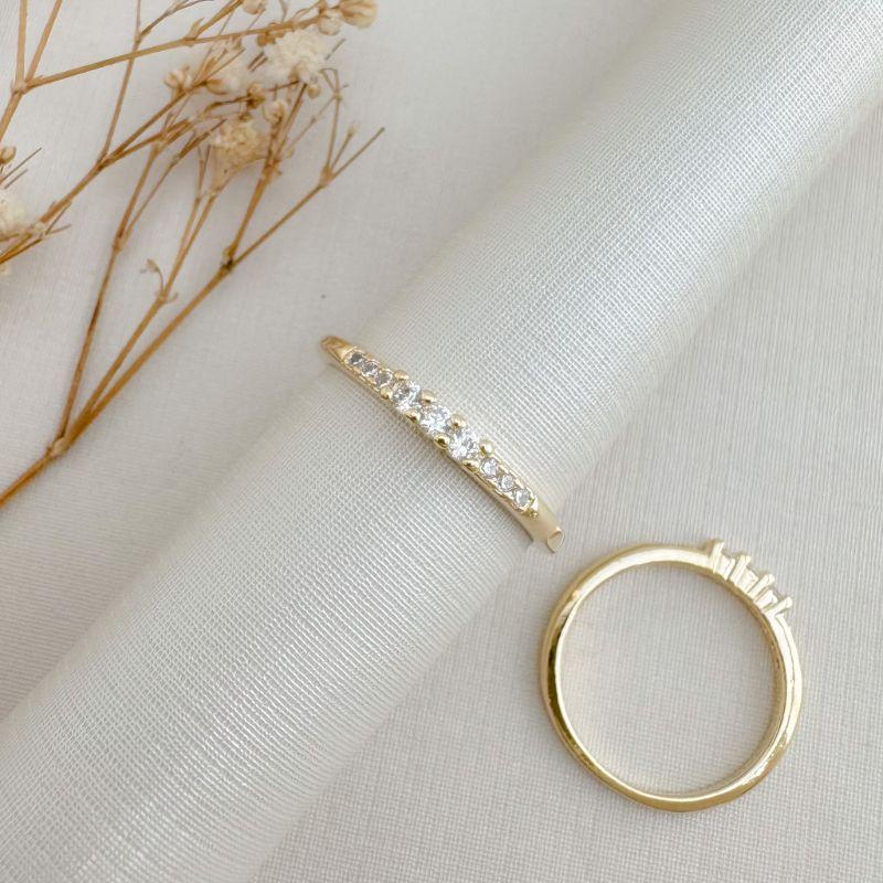 03.2497.1.O - (19) Anel estilo aparador com três pontos de luz mais alto