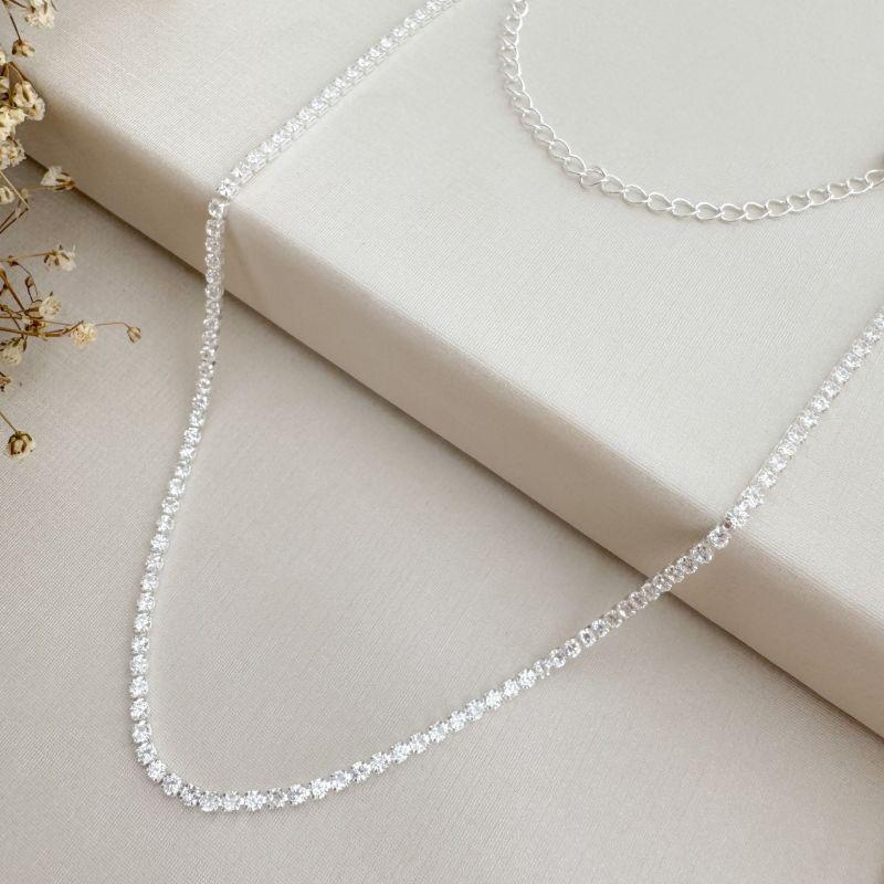 09.2352.1.S - (32) Colar de riviera clássica com fecho lagosta