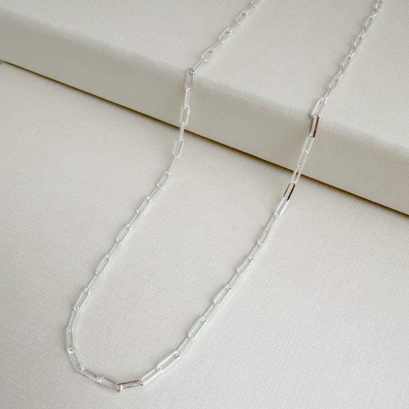 10.0335.0.S - (70) Corrente de inspiração elos cartier lisos