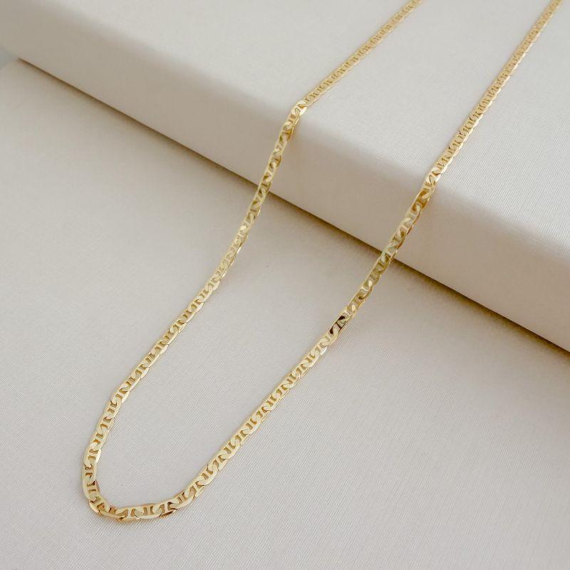 10.0342.0.O - (70) Corrente de elo marine polido liso em 0,2cm