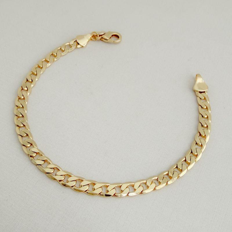 12.1926.0.O - Pulseira de elo grumet liso em 0,5cm