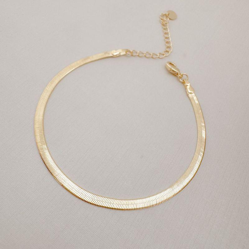 12.2006.0.O - (V2) Pulseira de malha em fita clássica de 3mm