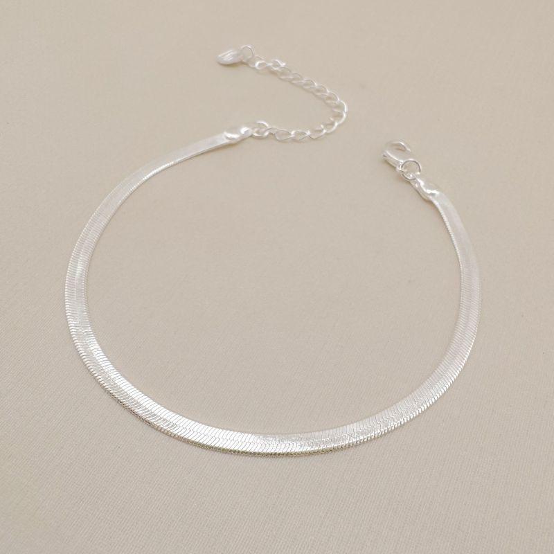 12.2006.0.S - (V2) Pulseira de malha em fita clássica de 3mm