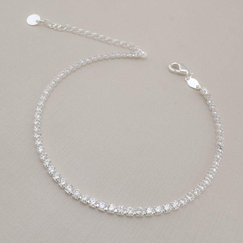 14.0309.1.S - Tornozeleira estilo riviera clássica em 2mm com fecho lagosta