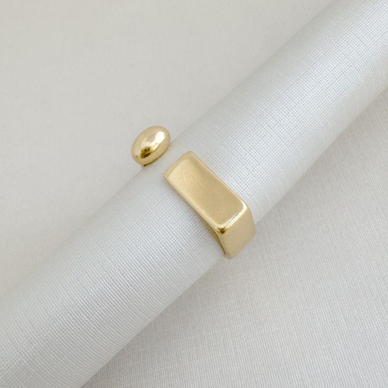 03.2508.0.o - (Reg 17) Anel de aro em chapa reta com parte superior quadrada aberto na lateral