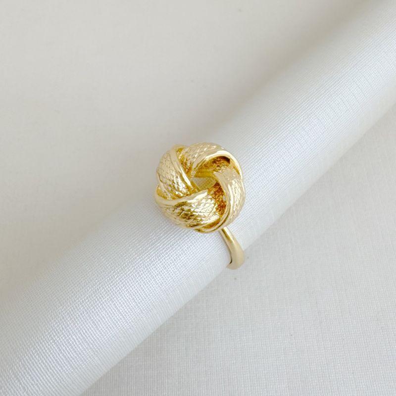 03.2517.0.O - (17) Anel de aro liso com fita trançada em espiral