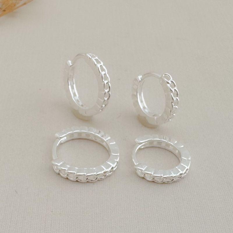 05.3069.0.S - Dupla de argola circulares em elos simples simples lisos