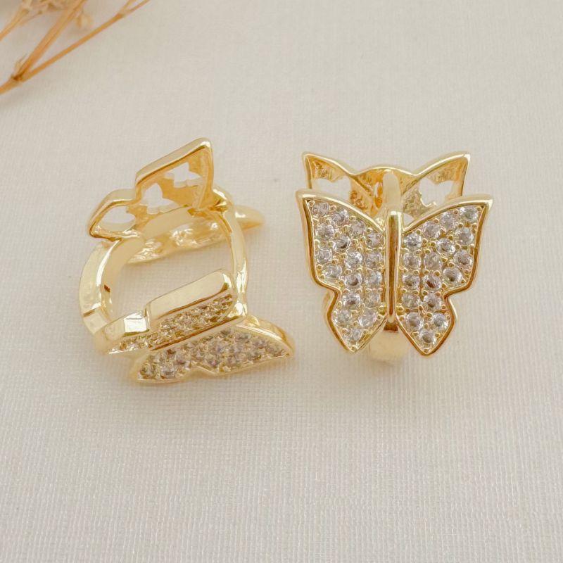 05.3072.1.O - Argola em formato borboleta em cravação chuveiro com borda lisa