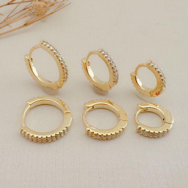 05.3075.1.O - Trio de argola circular com uma coluna de cravação em barras