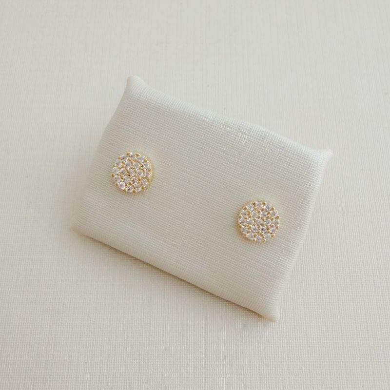 07.2744.1.O - (Tam.M) Brinco formato moeda de cravação chuveiro sem borda