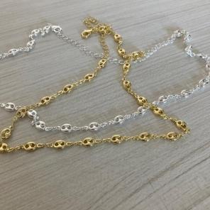 09.1226.0.S - (30) Choker de elos inspiração GUCCI