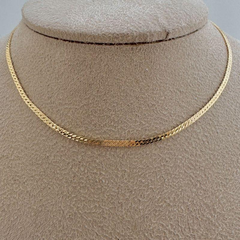 09.2252.0.O - (30) Choker fita malha grumet fina simples