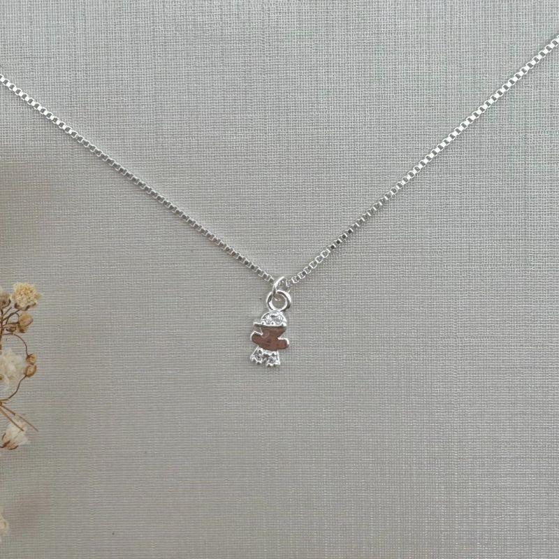 09.2301.1.S - (45) Colar veneziana com pingente de menino mini