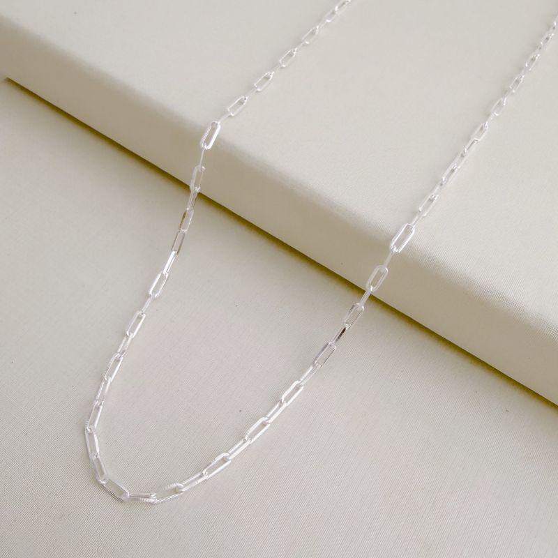 10.0360.0.S - (70) Corrente masculina de elos cartier clássica de 2mm