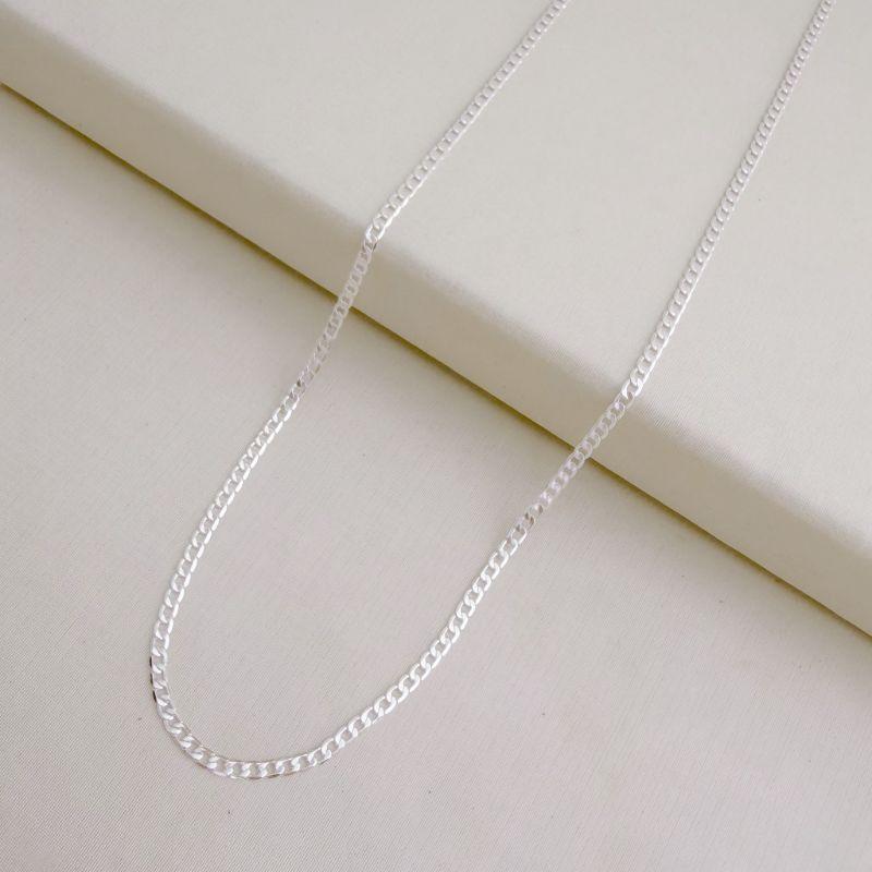 10.0361.0.S - (70) Corrente masculina de elos grumet polidos em 2.5mm