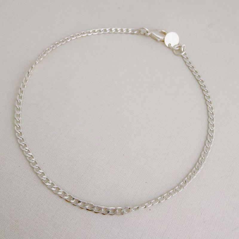 12.1537.0.S - pulseira de elos groumet chapado liso