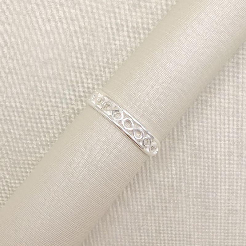 03.2530.0.S - (17) Anel de aro em infinitos dentro de duas faixas lisas