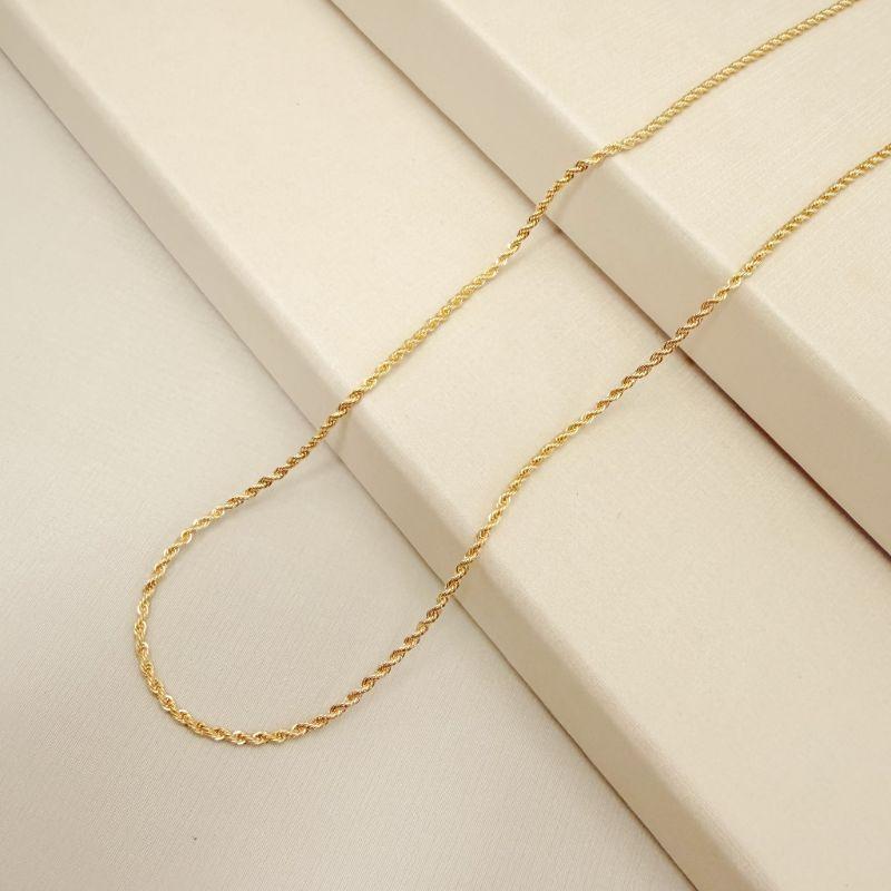 10.0266.0.O - (62 V1) Colar cordão baiano 2mm de espessura.