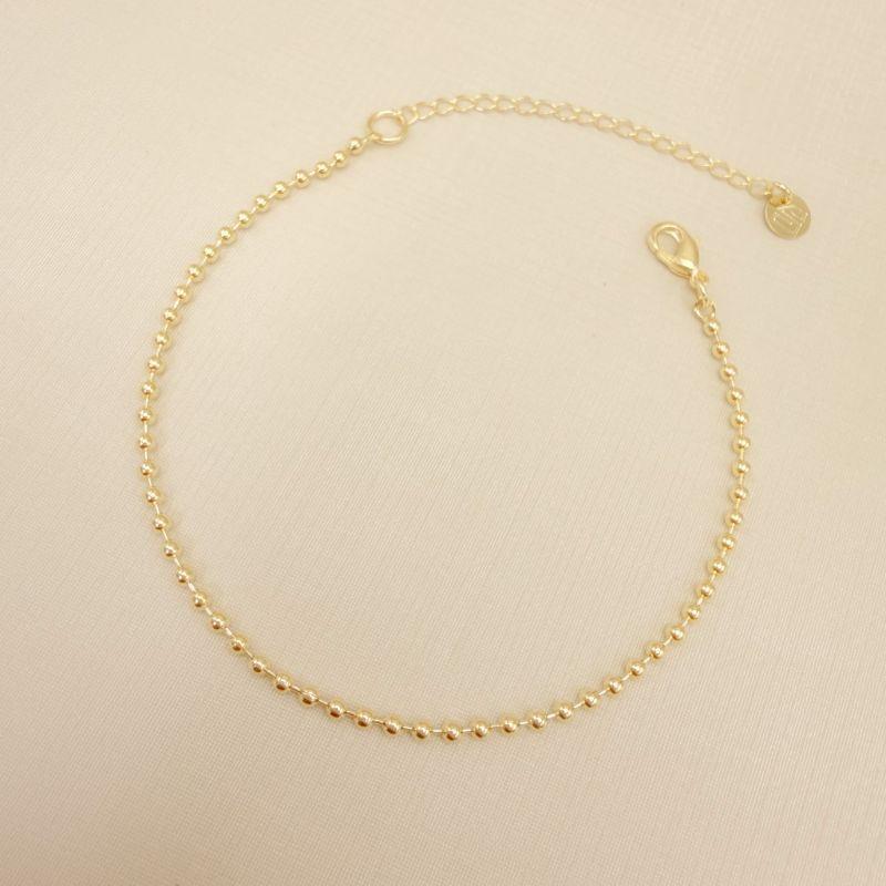 12.2240.0.O - Pulseira de malha em bolinhas 2mm.