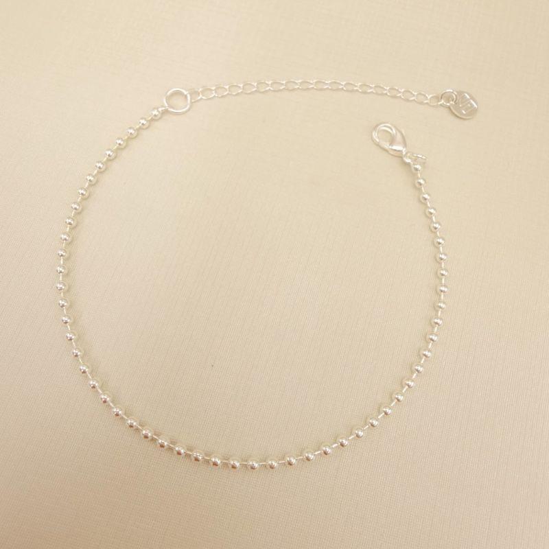 12.2240.0.S - Pulseira de malha em bolinhas 2mm.