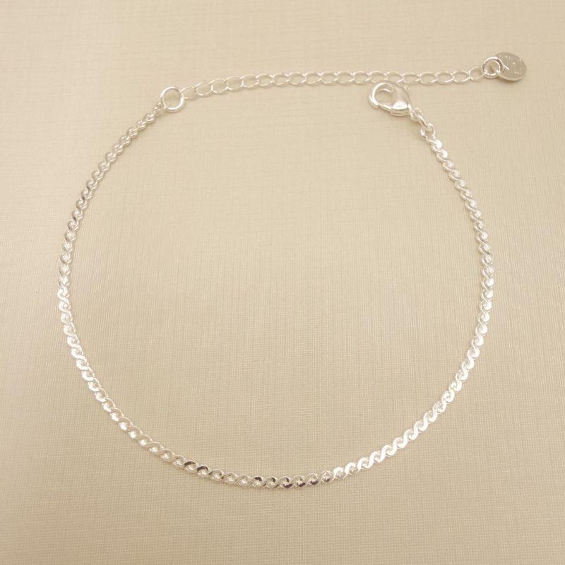 12.2264.0.S - Pulseira malha ondas 1,8mm.